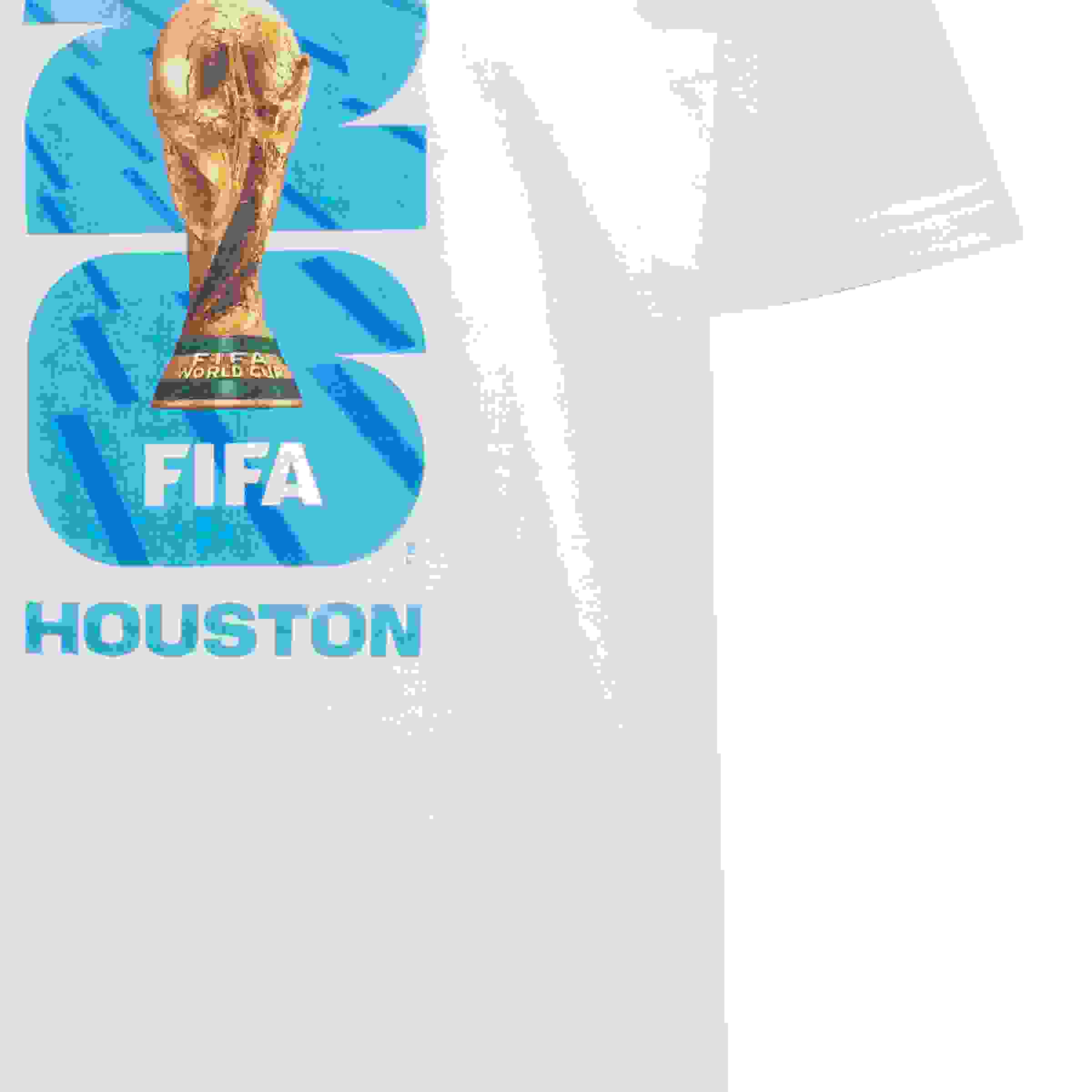 adidas FIFA World Cup 26 Host City Houston Big Kids' White Graphic T-Shirt
